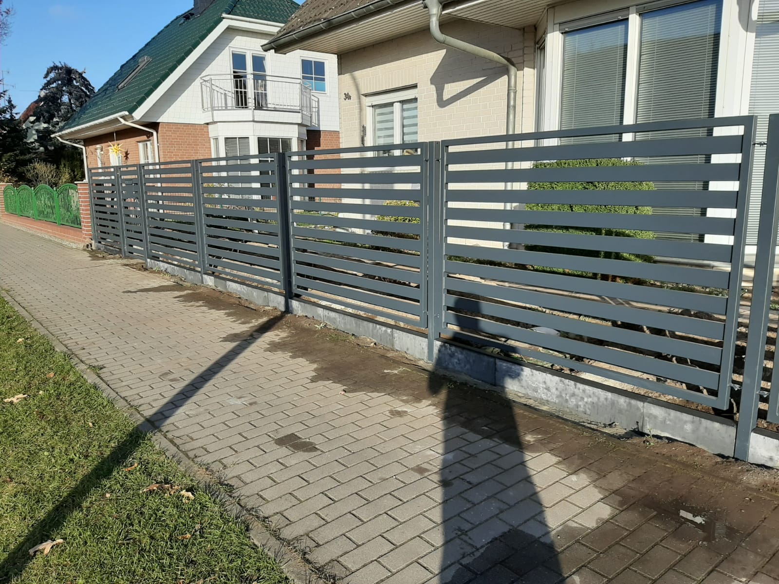 Ogrodzenie antracytowe